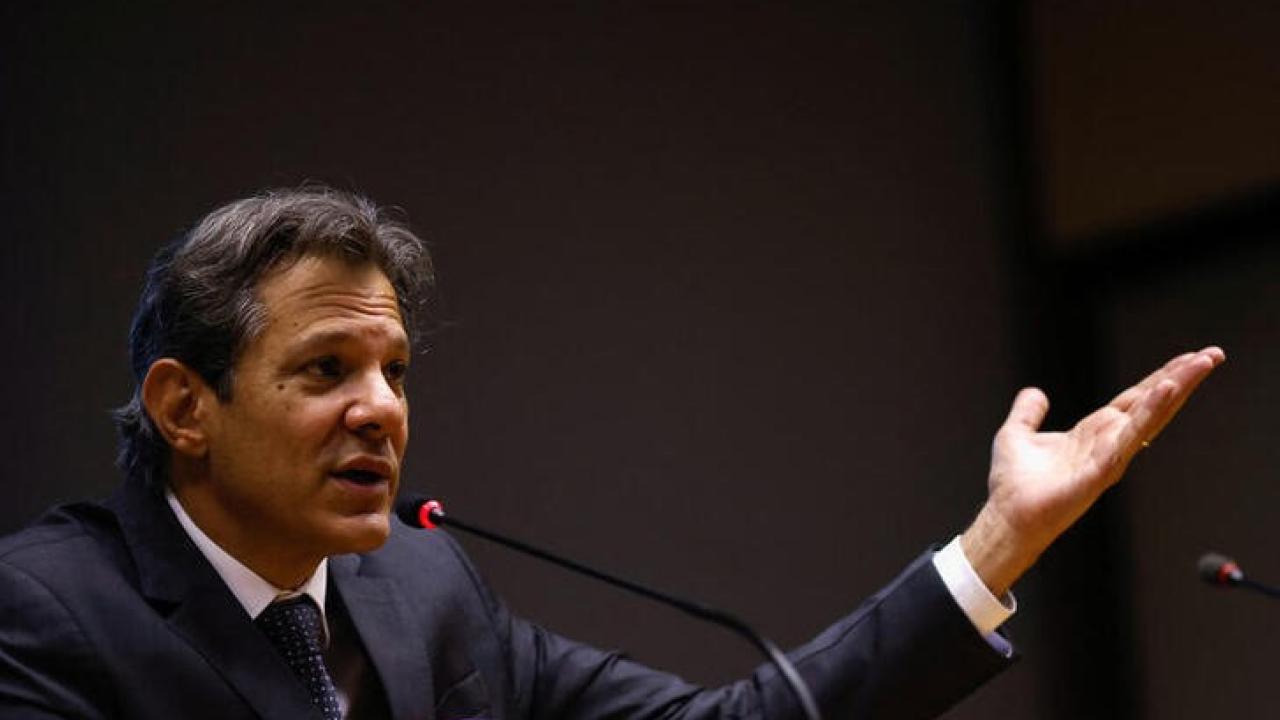 ministro de economia brasileño Haddad