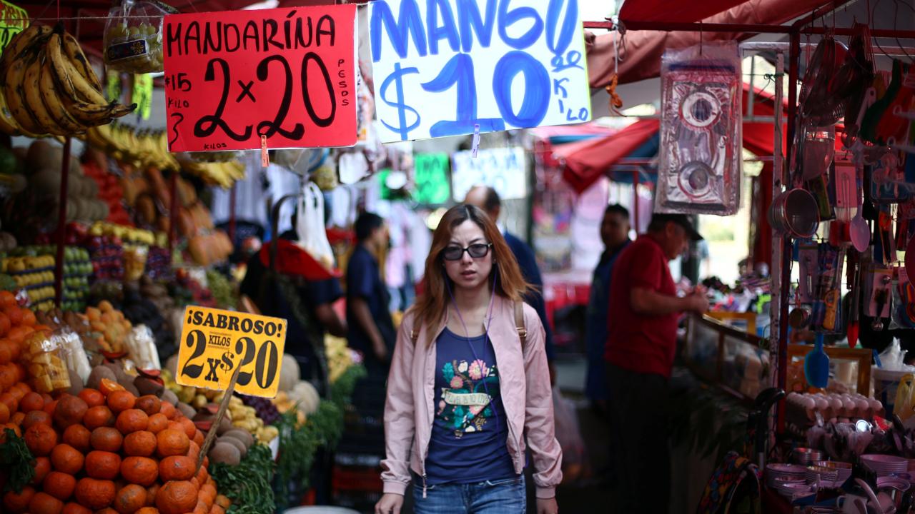 la inflacion en México no fue tan alta como esperada