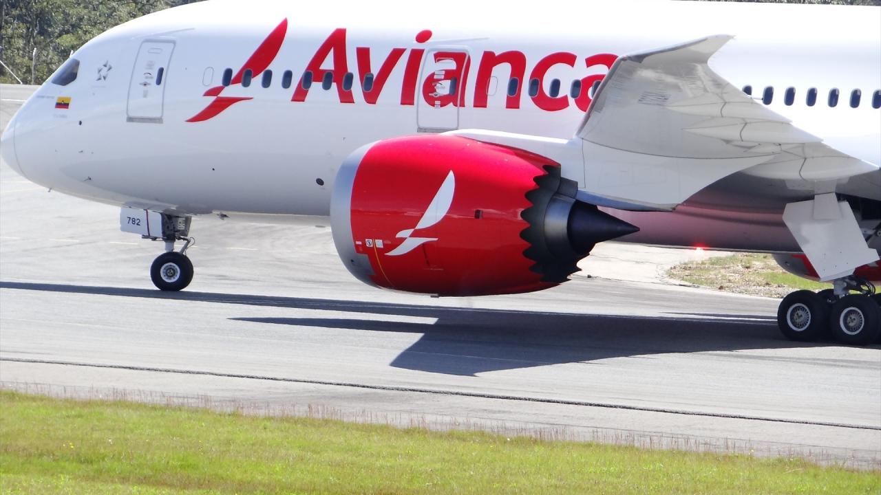 Avión de Avianca