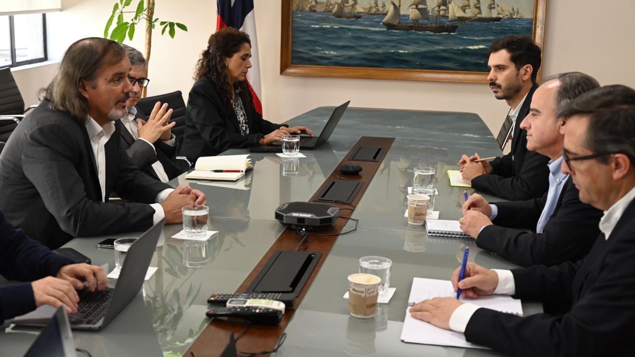 Reunión de Corfo y SQM por litio, foto Corfo