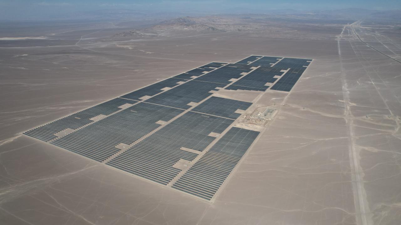 Planta solar de Engie en Chile foto de la empresa