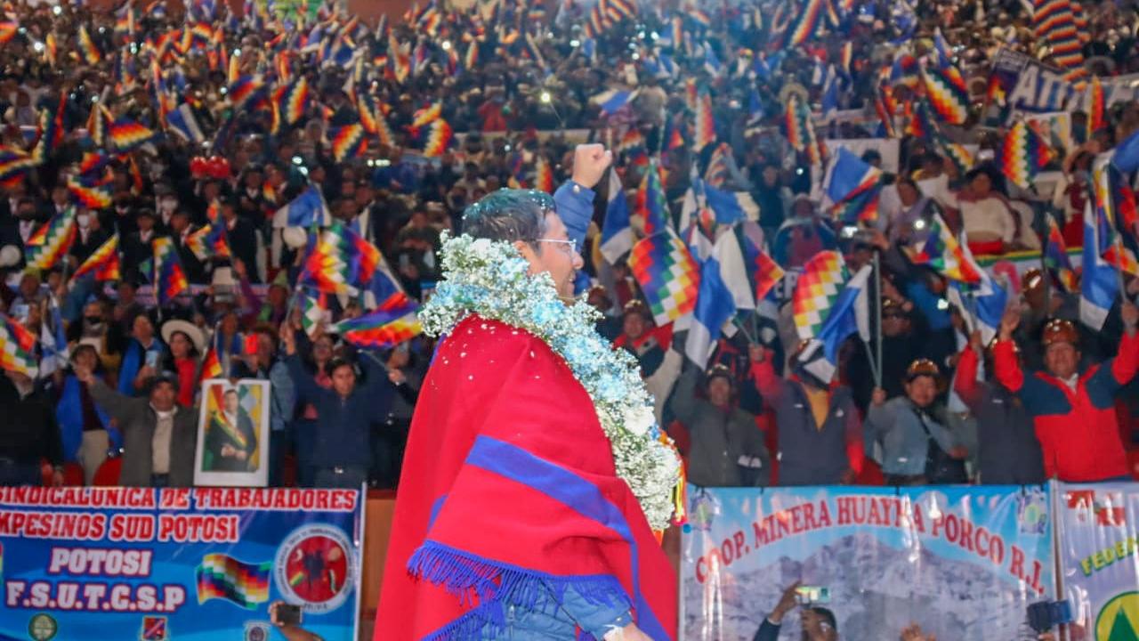 Presidente boliviano Luis Arce foto La Razón
