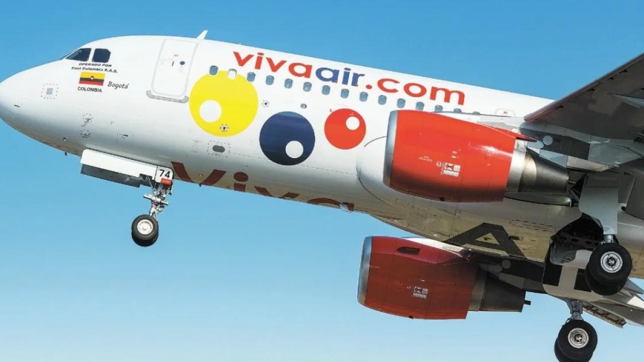 Avión de Viva Air 