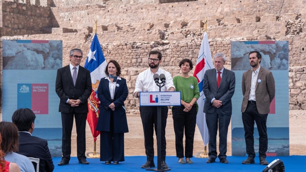 Presidente Boric estrategia litio Antofagasta foto presidencia