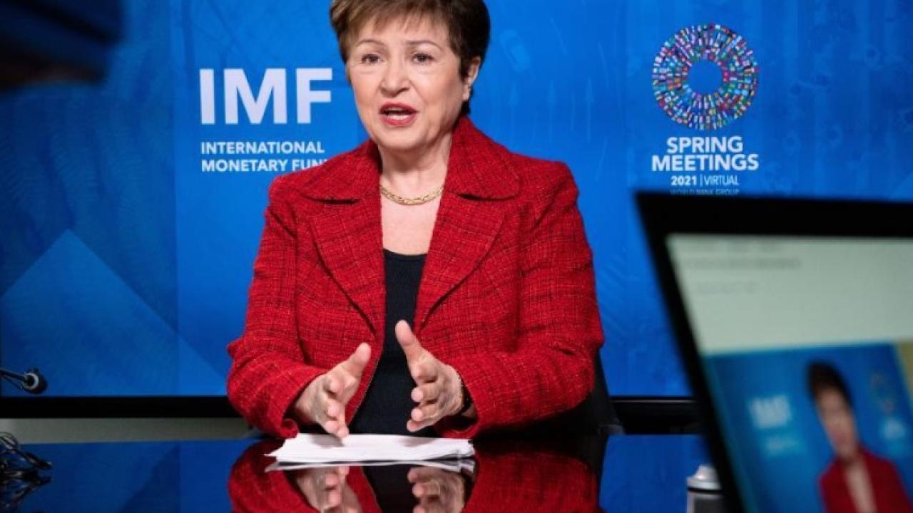 Kristalina Georgieva del FMI foto Xinhua