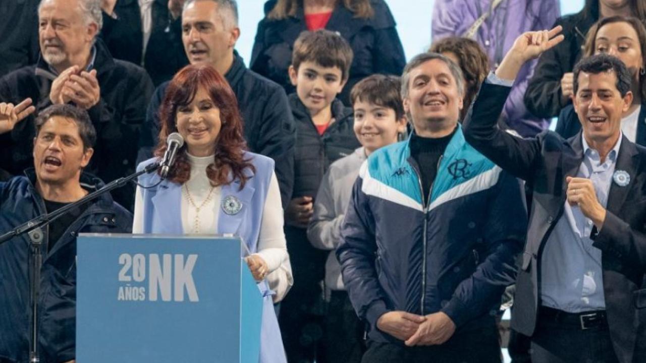 Vicepresidenta argentina Cristina Fernández, foto Télam