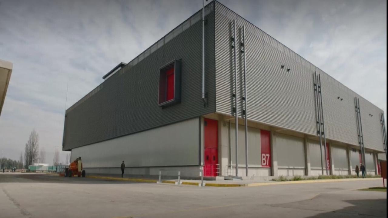 El Datacenter de ClaroVTR en Liray, al norte de Santiago de Chile.