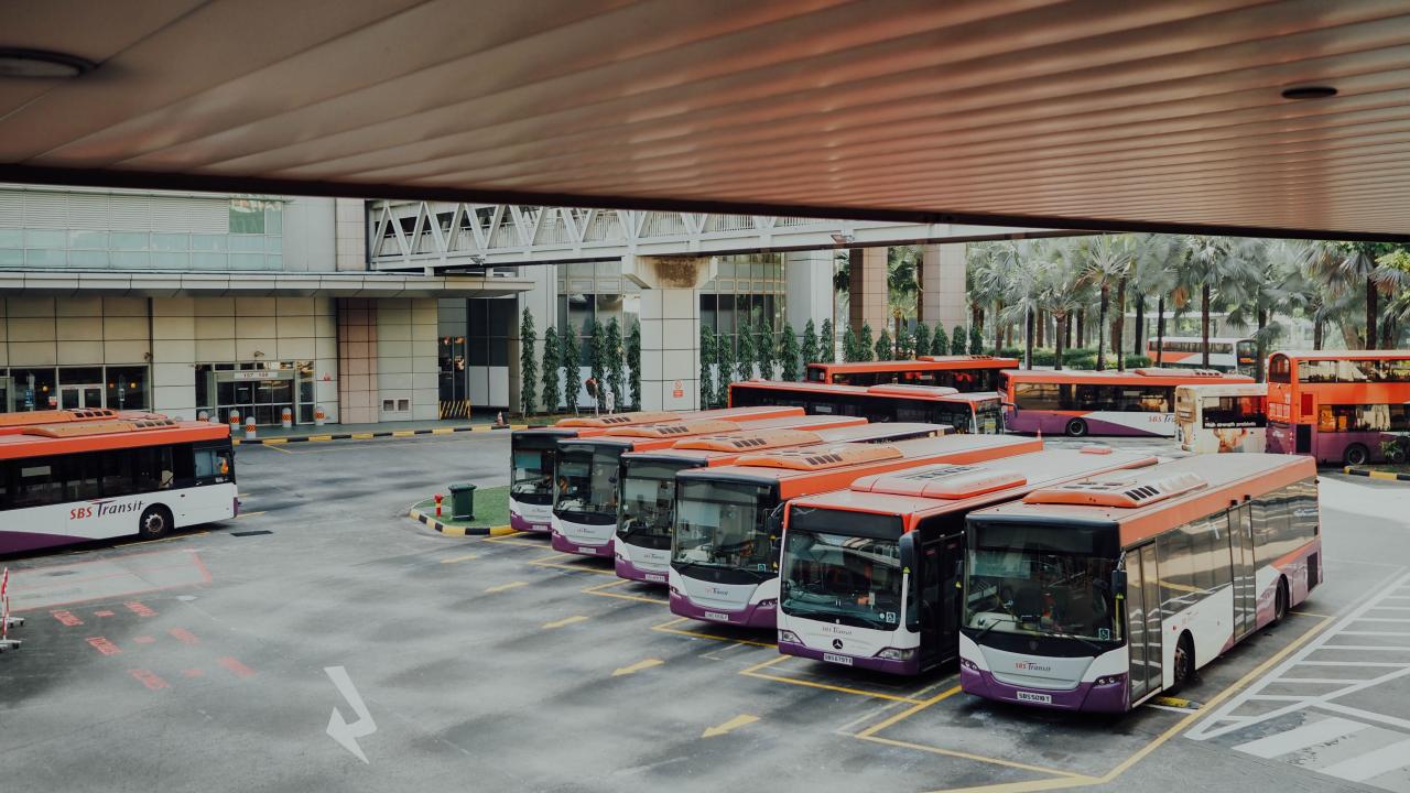 Flota de buses eléctricos