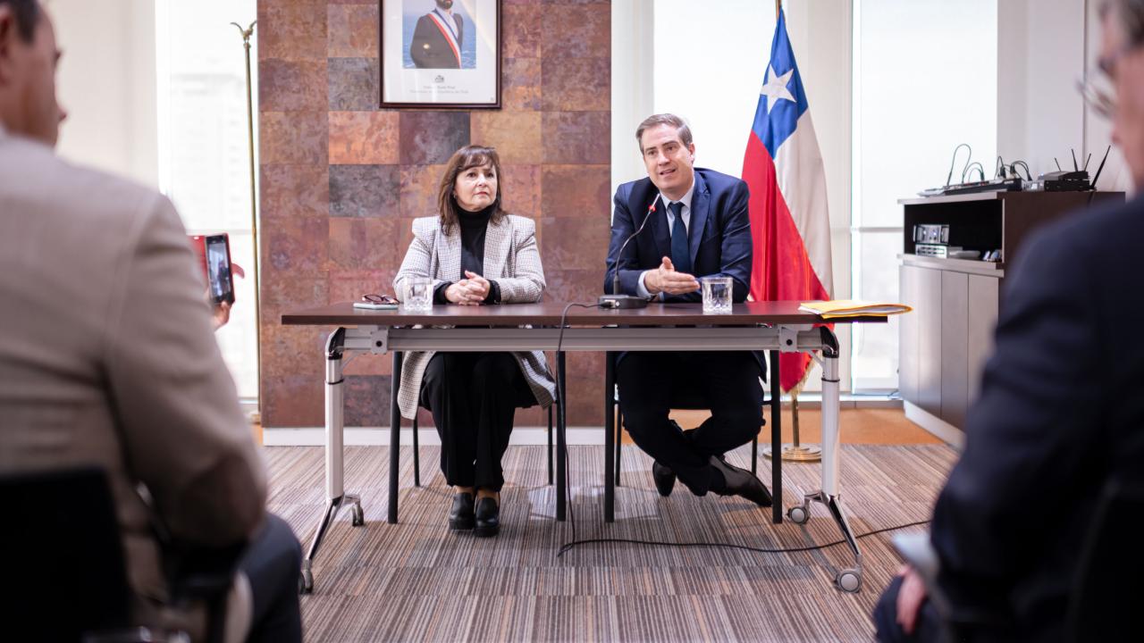 Memorandum Chile con Francia litio, foto Ministerio de Minería Chile