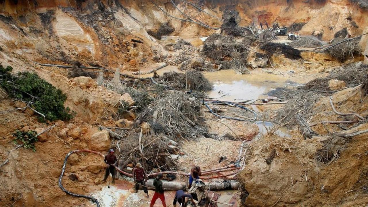 Minería ilegal en Amazonas venezolano foto Reuters