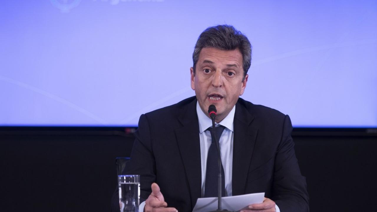 Sergio Massa. Foto: XInhua.
