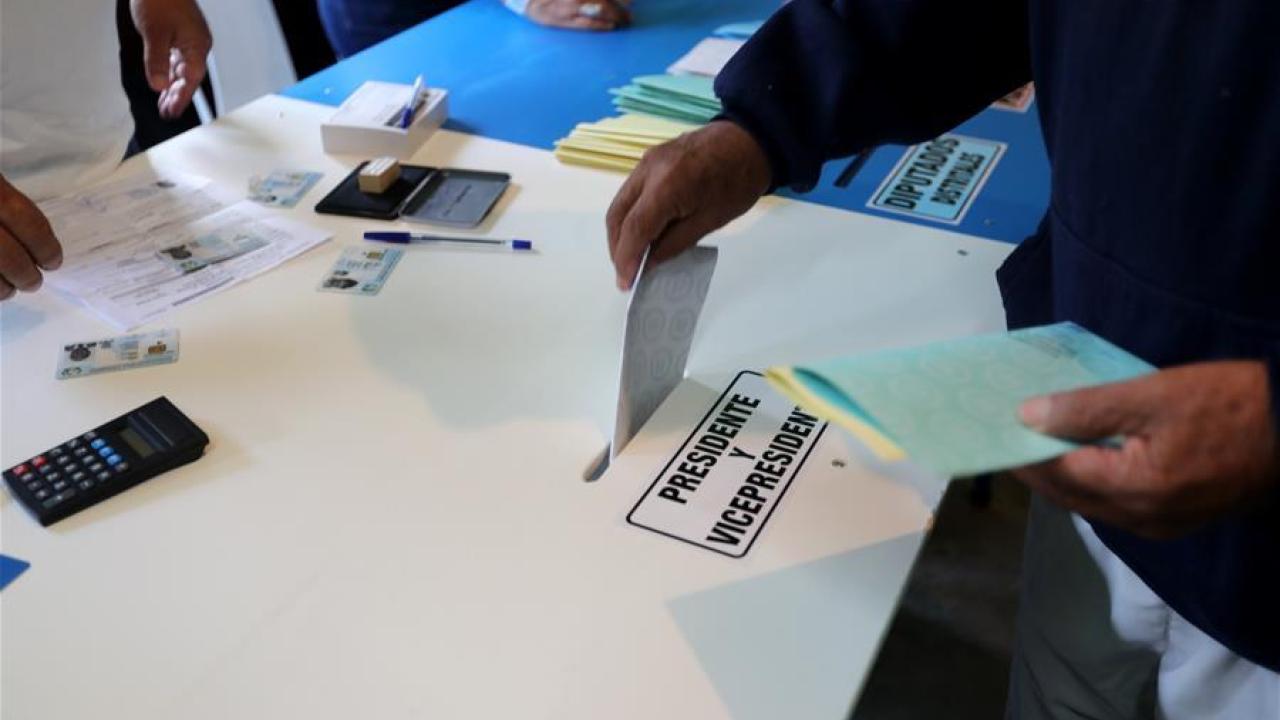 Elecciones en Guatemala. Foto: Xinhua.