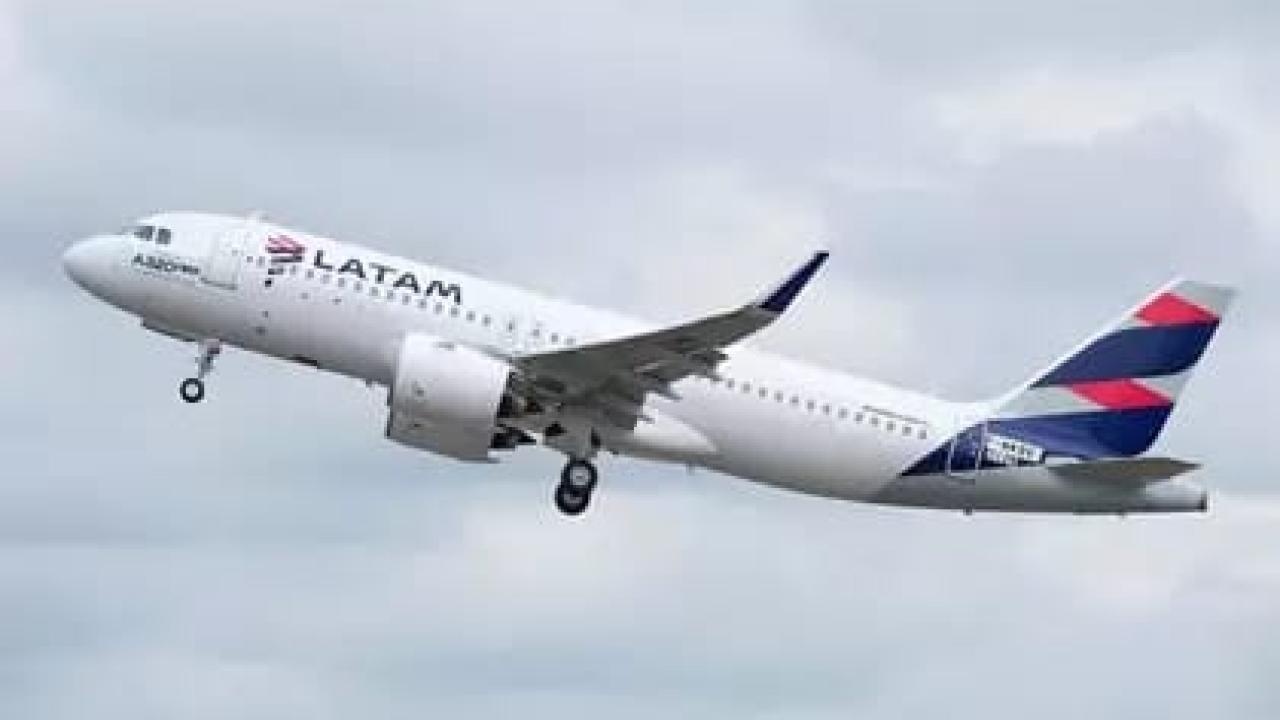 Airbus de LATAM. Foto: Europapress.