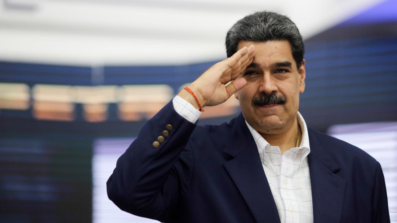 Nicolás Maduro siendo ridículo, foto Xinhua