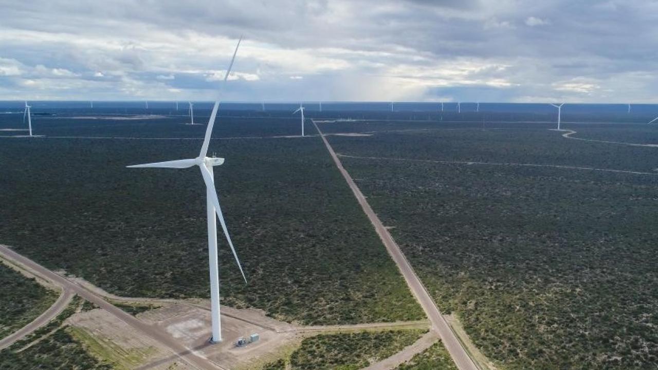 parque eólico argentina, foto Xinhua