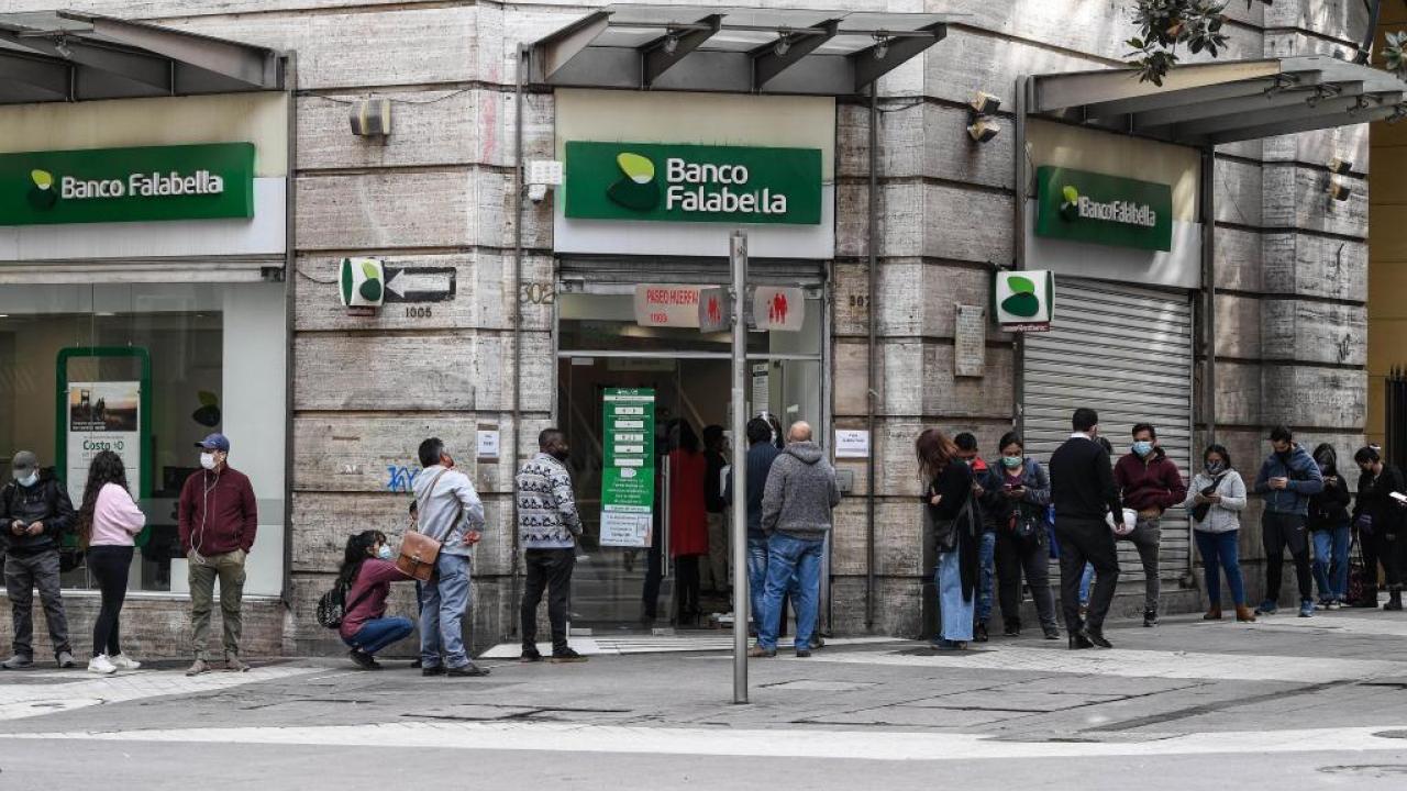 Banco Falabella. Foto: Xinhua.