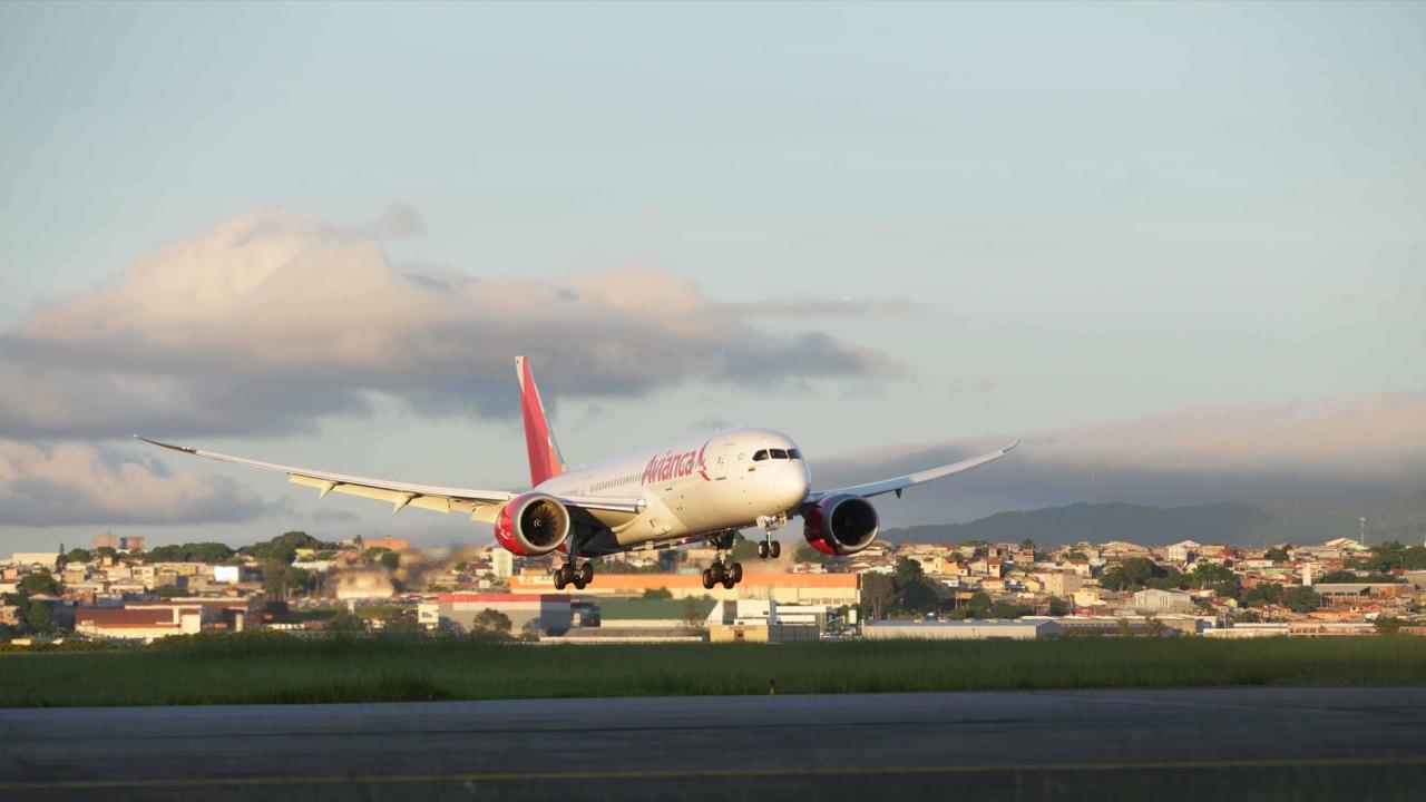 Avión de Avianca