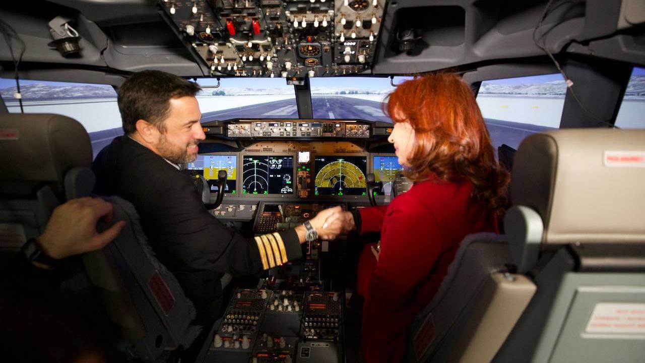 Aerolínea argentina. Foto: Cristina Kirchner vía Twitter. 