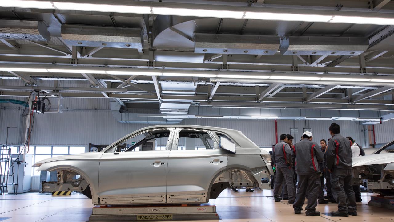 Fábrica de autos Puebla México