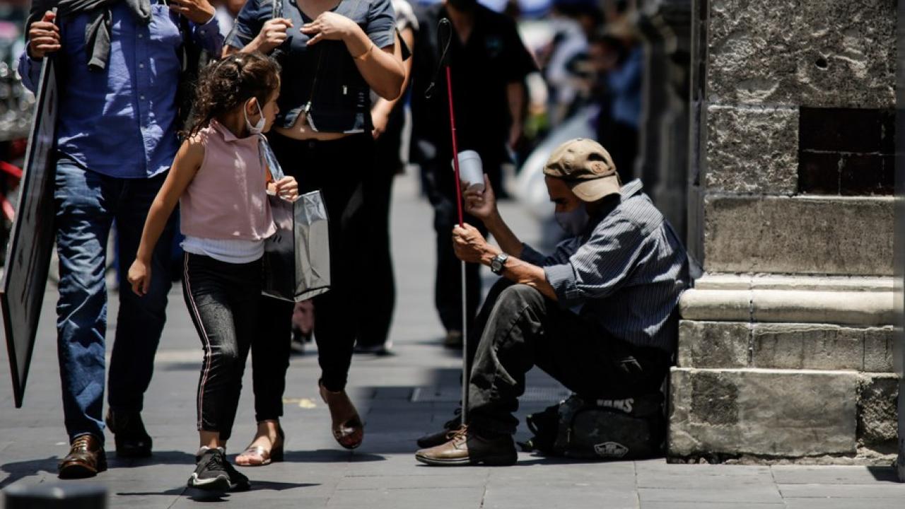 Pobreza en México. Foto: Xinhua. 