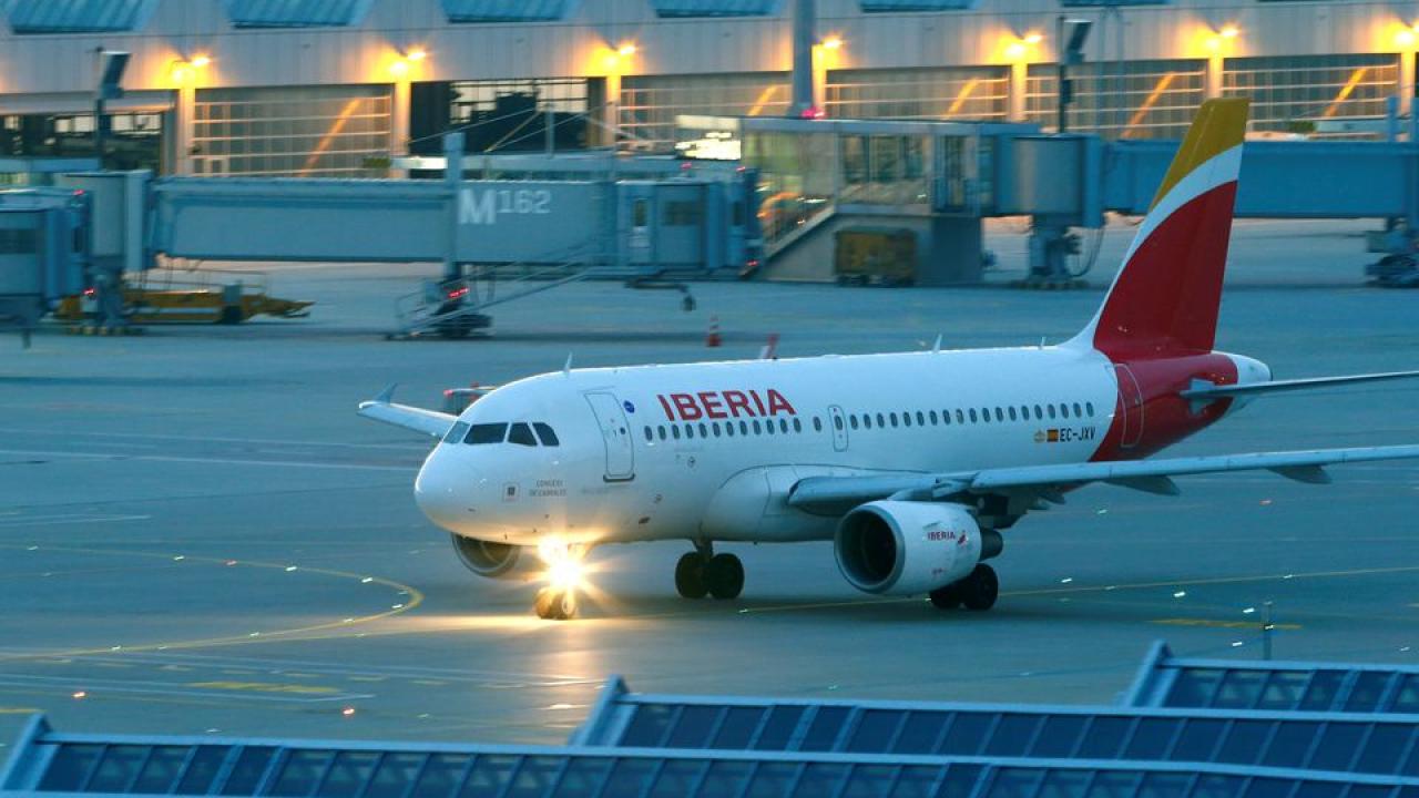 Avión de Iberia, foto Reuters