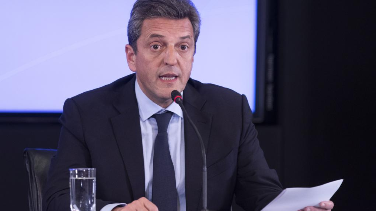 Sergio Massa. Foto: Xinhua.