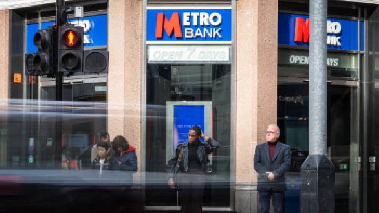 Metro Bank. Foto: Getty. 