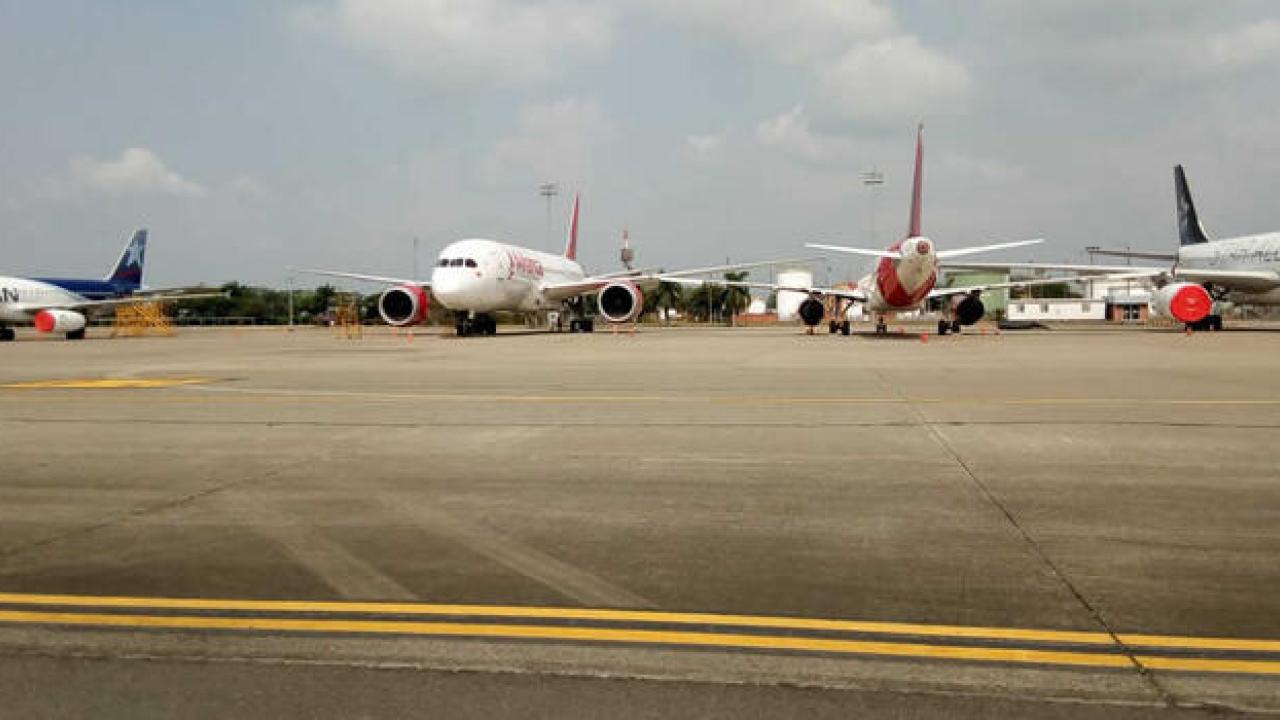 Aviones en Colombia. Foto: Ministerio de transporte.