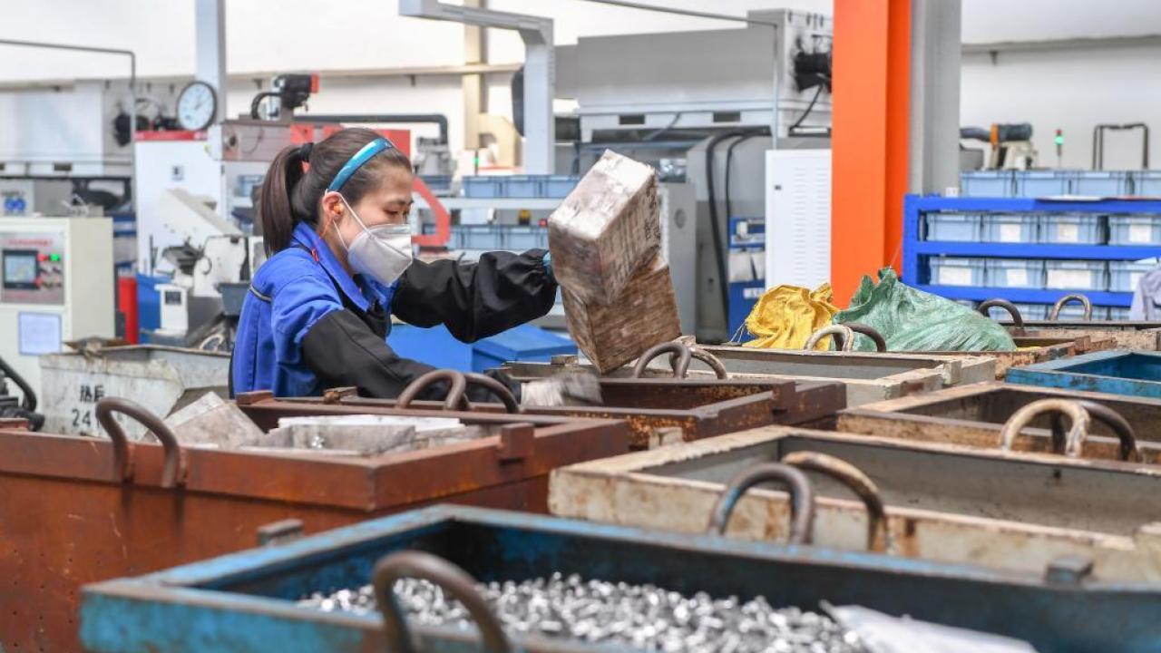 Trabajadores Colombia. Foto: Xinhua.