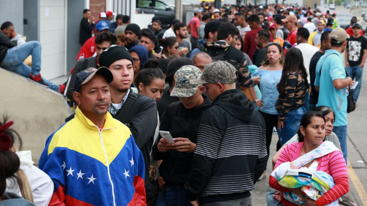 Venezolano empleo. Foto: Andina. 