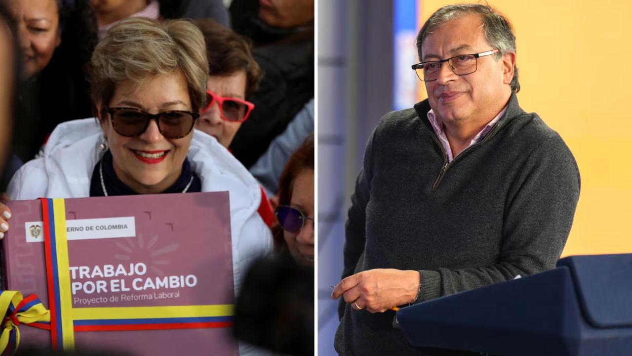 Fuente: Reuters y la Presidencia de Colombia