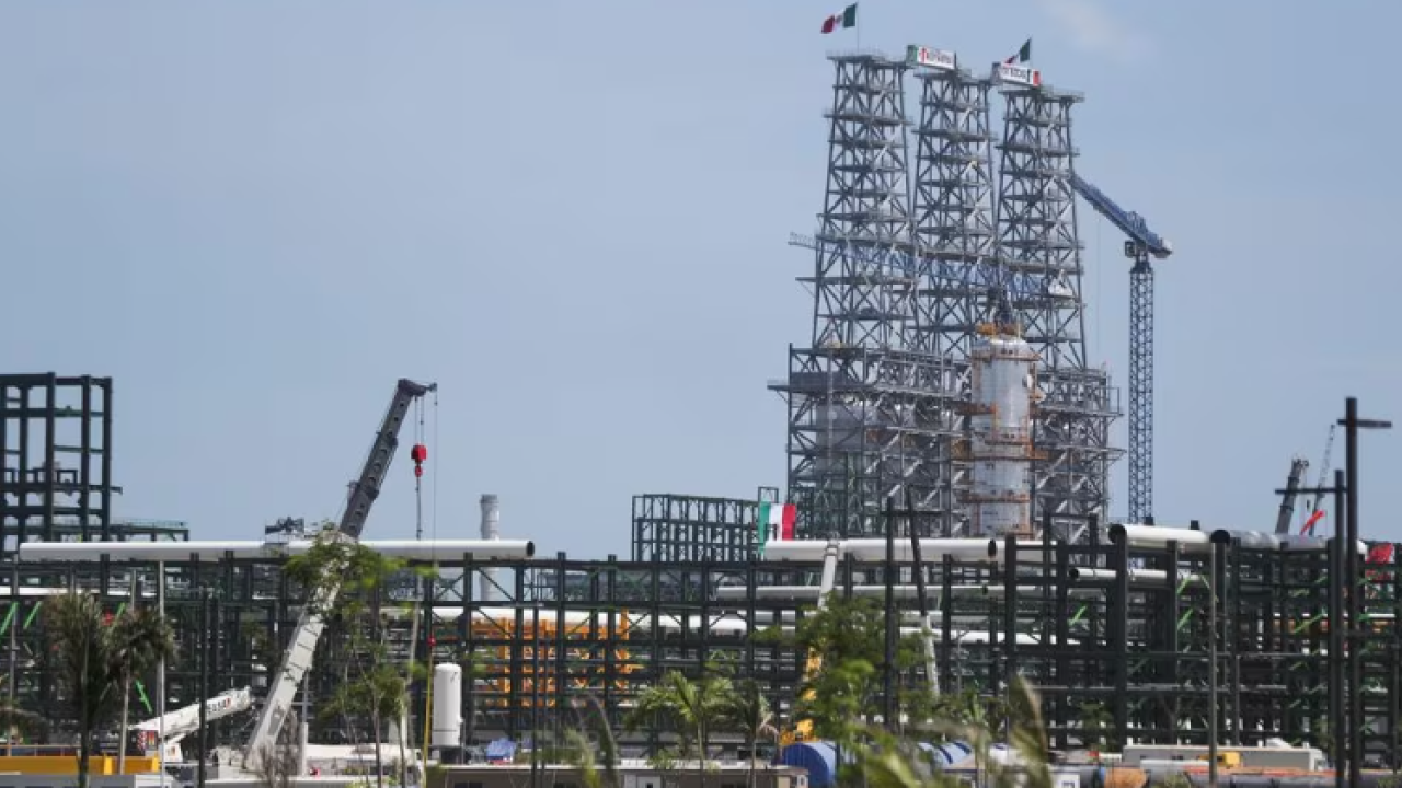 Refinería Olmeca. Foto: Reuters.