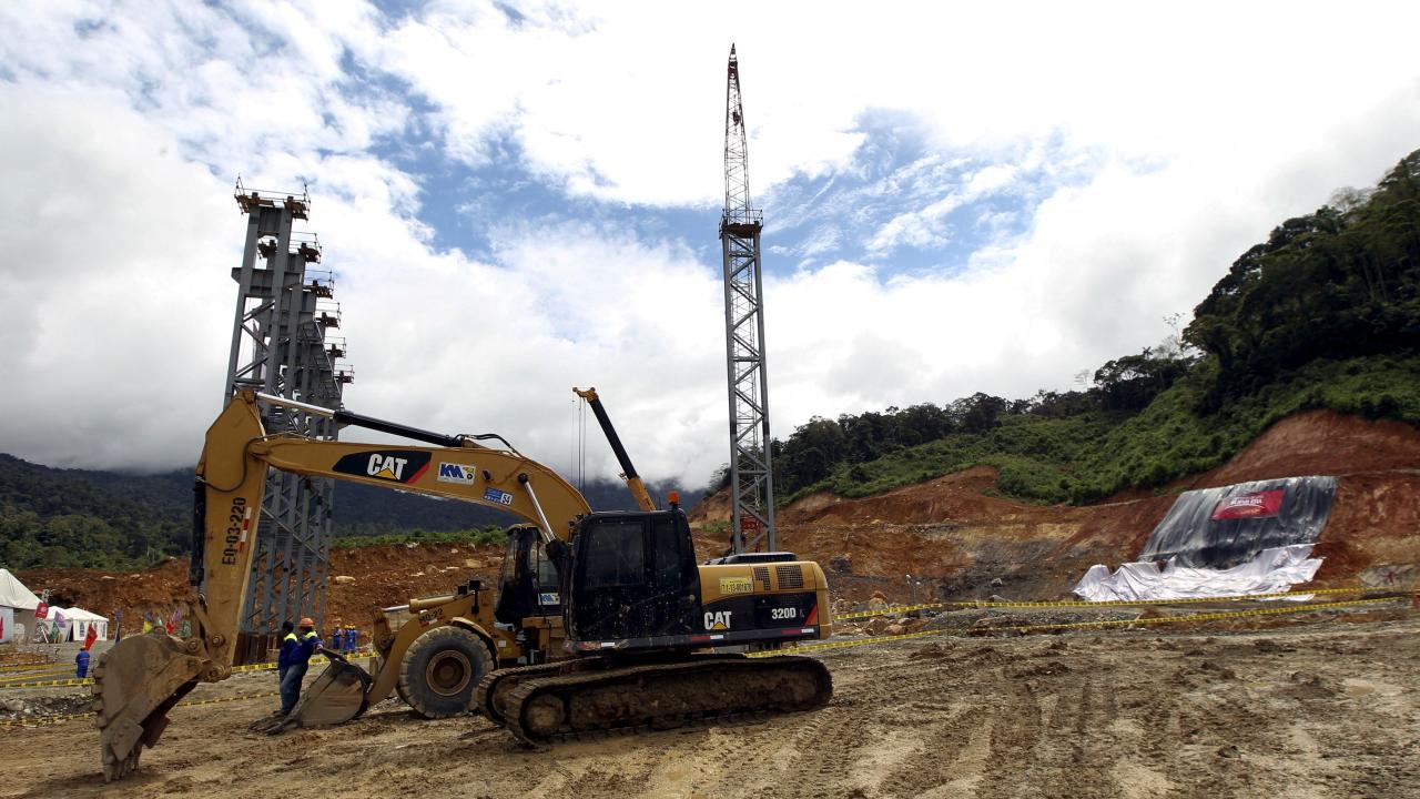 Minería en Ecuador. Foto: Reuters.