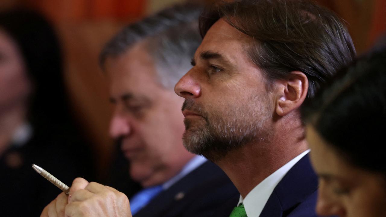 Uruguayan President Luis Lacalle Pou attends a meeting during the 63rd Summit of Heads of State of MERCOSUR and Associated States, at the Museu do Amanha (Museum of Tomorrow) in Rio de Janeiro, Brazil December 7, 2023. REUTERS/Pilar Olivares