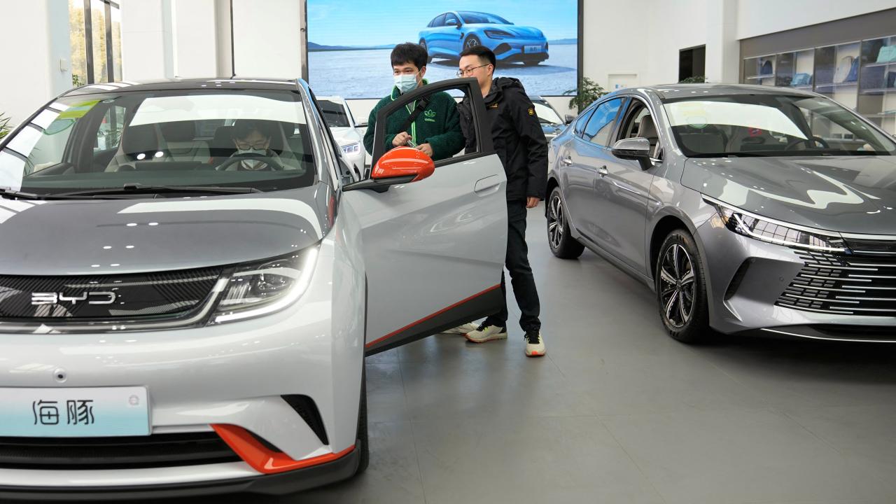 Reuters crédito foto autos eléctricos BYD
