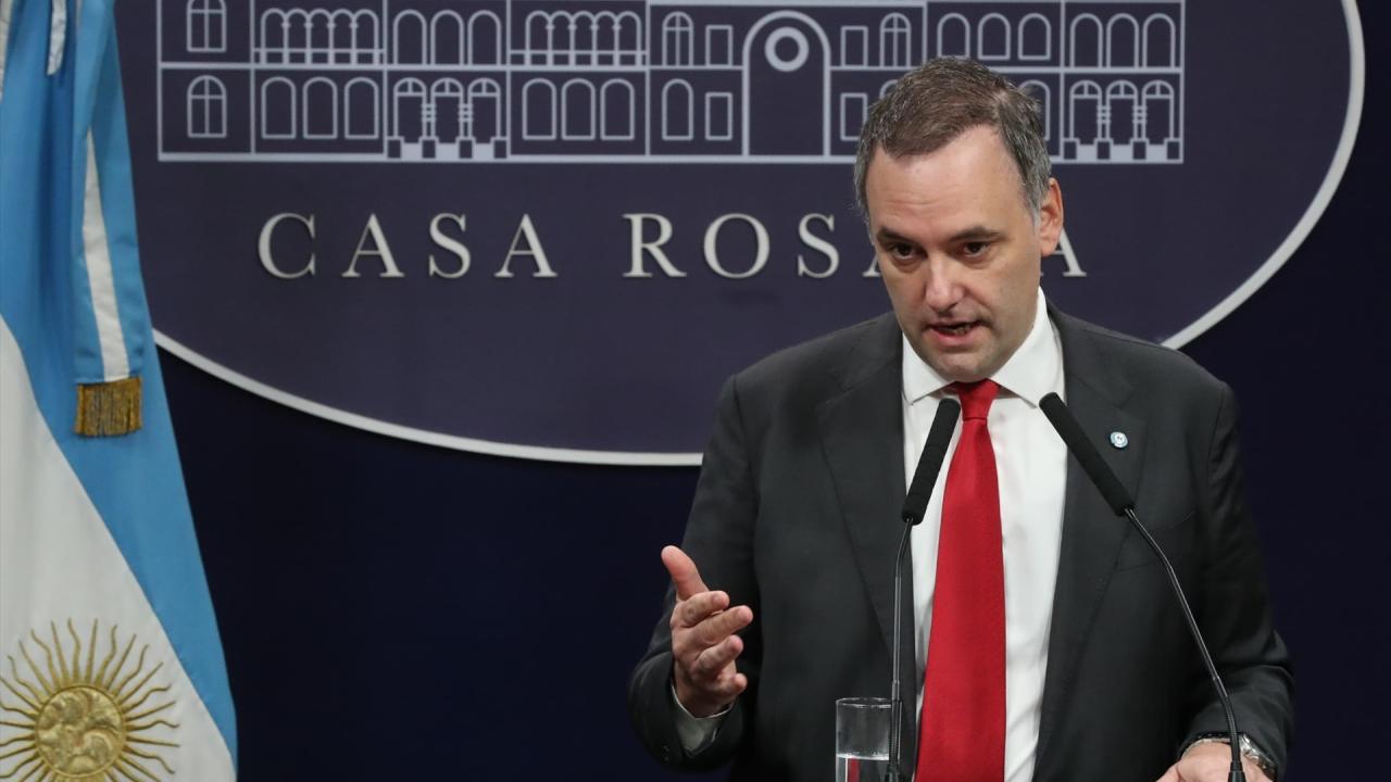 El portavoz del Gobierno de Argentina, Manuel Adorni-Europa Press