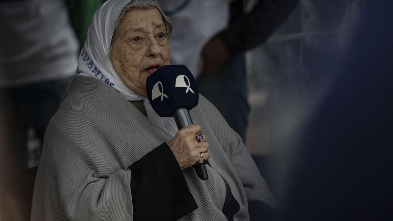 Argentina declaró tres días de duelo por la muerte de Hebe de Bonafini, madre de Plaza de Mayo