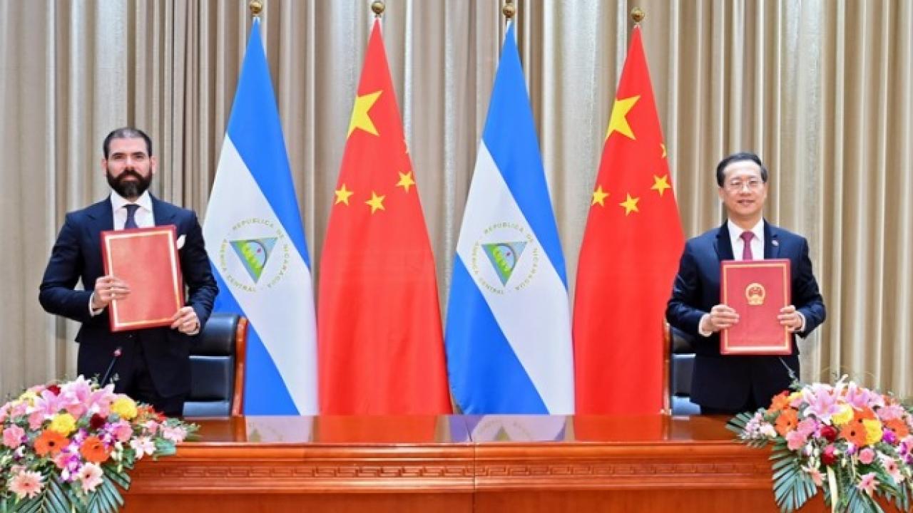 Cooperación China-Nicaragua ha sido "muy fructífera" al año del restablecimiento de relaciones bilaterales