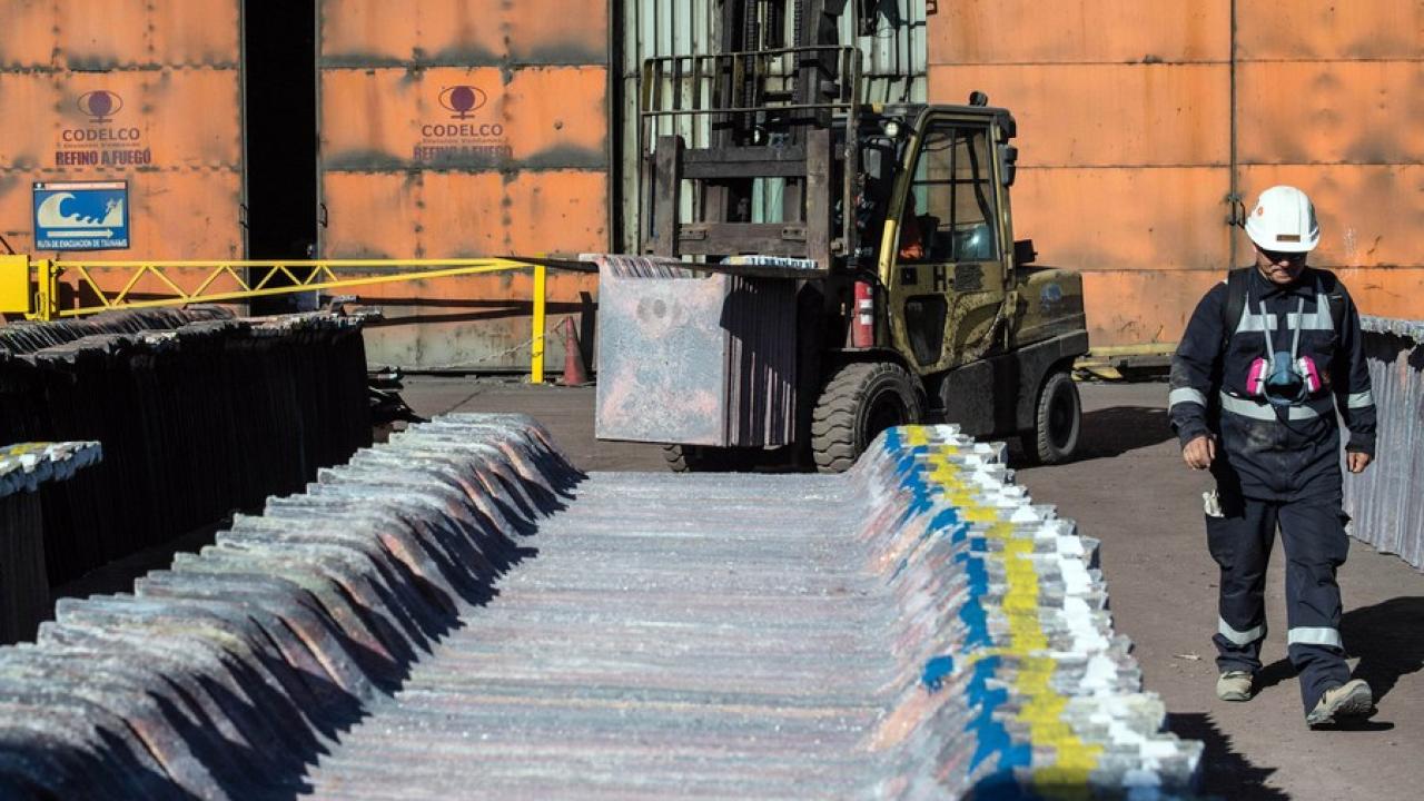 Chilena Codelco reporta caída del 10% en producción de cobre en 2022 Chilena Codelco reporta caída del 10% en producción de cobre en 2022
