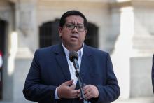 El ministro de Economía y Finanzas, Alex Contreras.