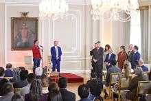 Petro prestando juramento a nuevos ministros