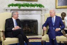 Alberto Fernández y Joe Biden