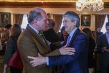 Guillermo Lasso esta tarde, foto Twitter