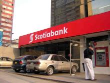 Banco Scotiabank, Perú. Foto: Andina.