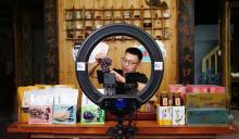 Liveshopping en China, foto Xinhua