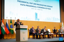 Lula en actividad BRICS, Agencia Xinhua