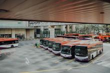 Flota de buses eléctricos