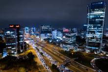 Lima de noche, foto Agencia Andina