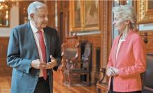 AMLo y Ursula va der Leyen, foto El Economista