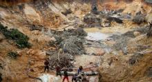 Minería ilegal en Amazonas venezolano foto Reuters